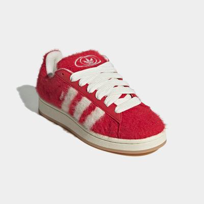 Sneaker ADIDAS ORIGINALS "CAMPUS 00S", Damen, Gr. 40, rot (better scarlet, cream weiß, gum 3), Textil, Schuhe Sneaker