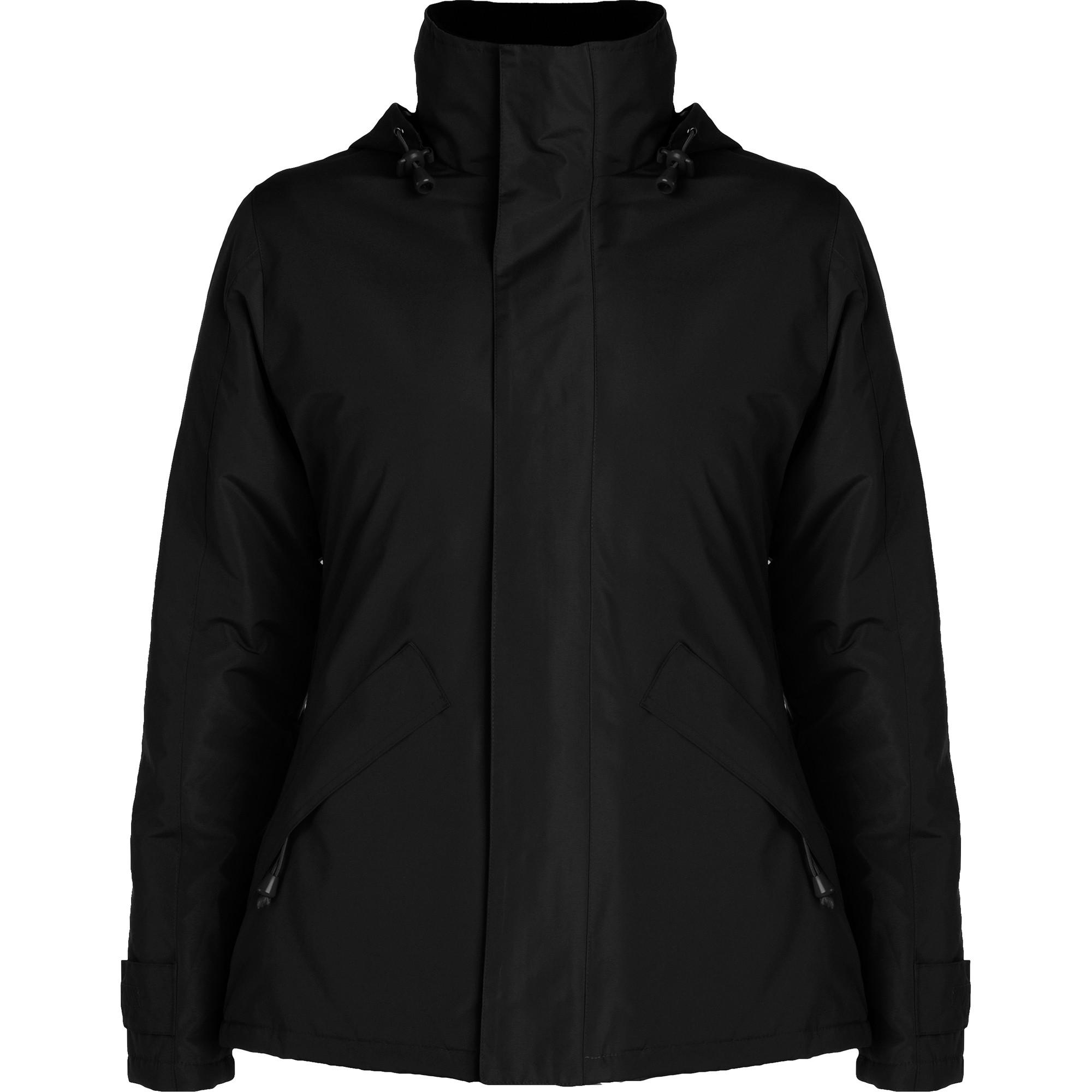 Roly Dames/Dames Europa Slim Parka (Zwart)