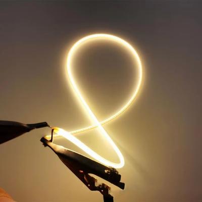 Inspired Finds Ultra Slim Same End LED Filament Strip Flexible DC 3 V Lighting Ribbon For Edison Style Decor 2700k 25mm