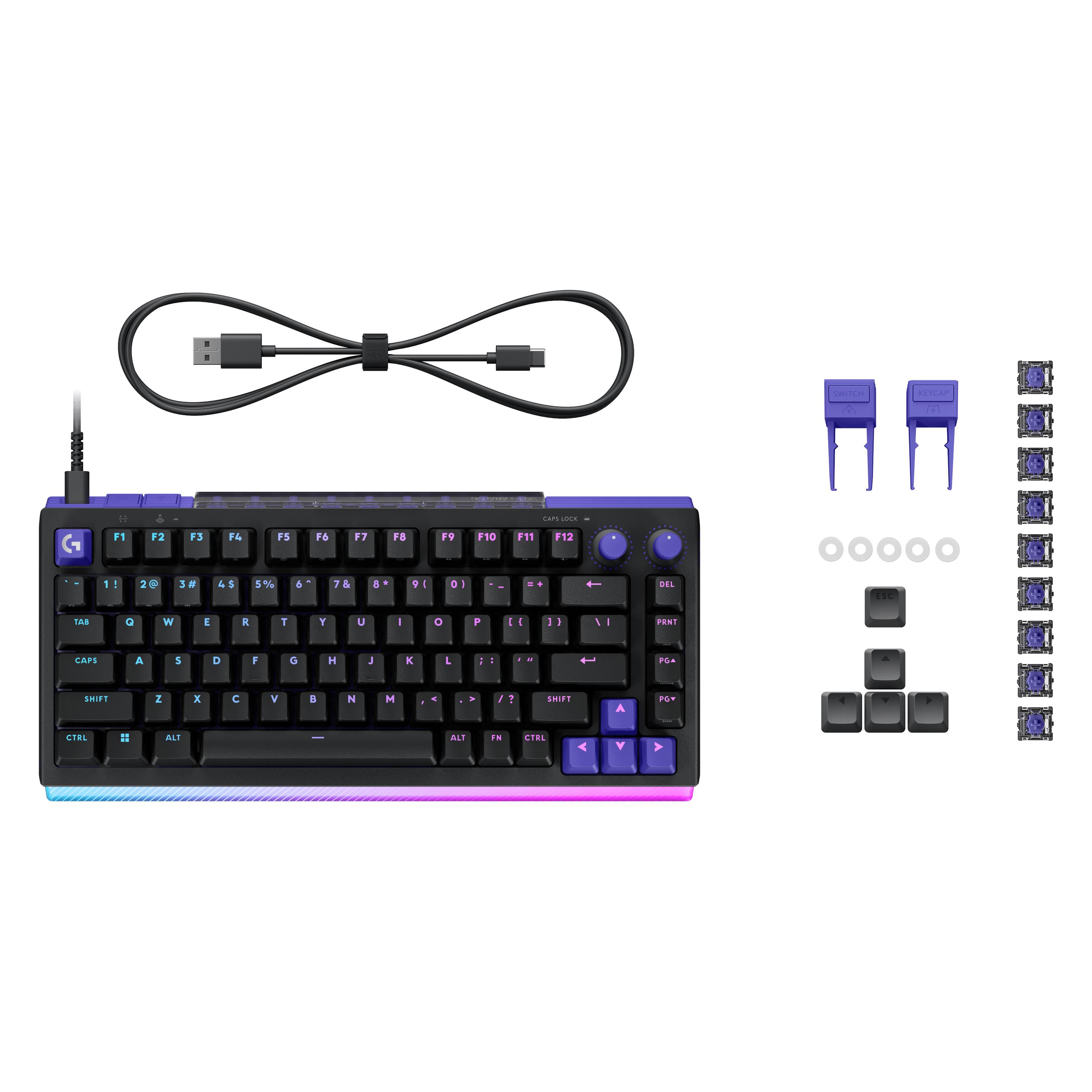 Logitech G512 X 75 - BLACK - DEU (DE, Kabelgebunden) (920-013928)