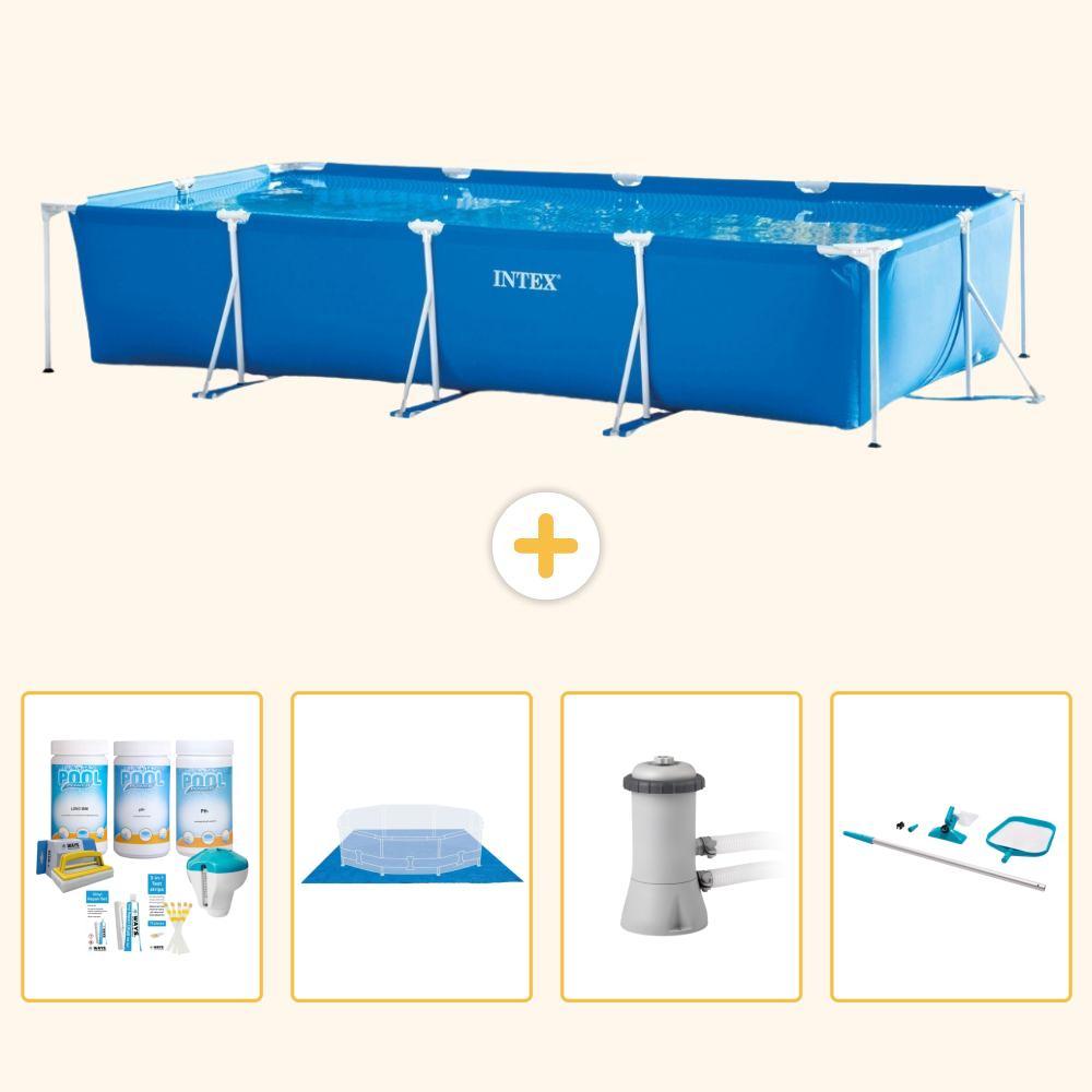 Rechteckiger Frame Pool - 450x220x84 cm - 5-teilig S20847