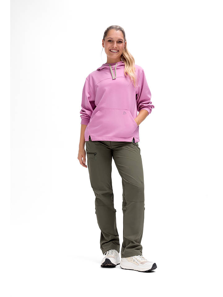 Maier Sports Funktionshoodie "Seebuck" in Rosa - 40