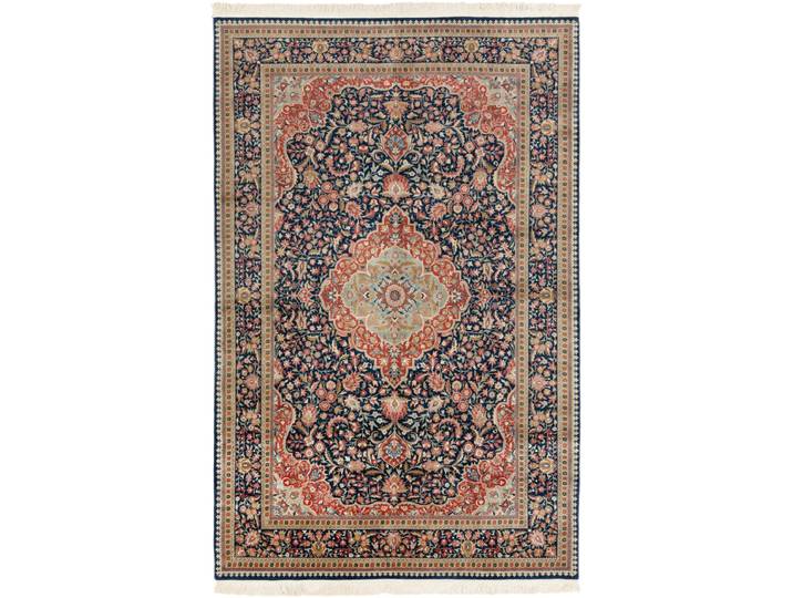 Indo Keshan Teppich 203x310 Handgeknüpft Orientteppich Wolle