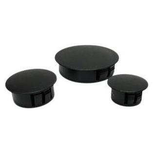 RS PRO Blindstopfen Loch Ø 12.7mm, Ohne Gewinde, Nylon 66, Sperrung Ø 16.5mm, Schwarz (2691845)