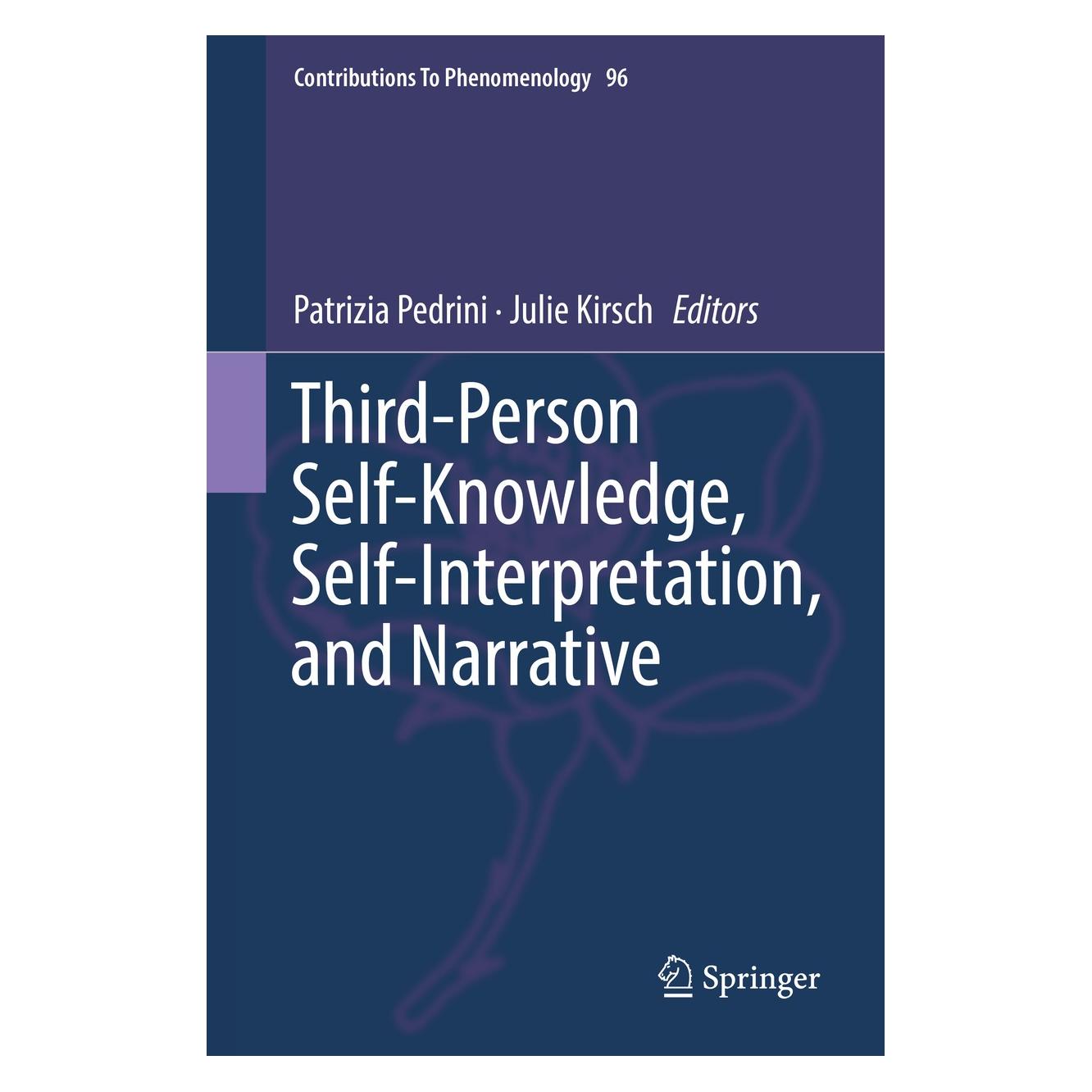 Springer Third-Person Self-Knowledge, Self-Interpretation, and Narrative (Englisch, Hardcover, Julie Kirsch, Patrizia Pedrini) (9783319986449)