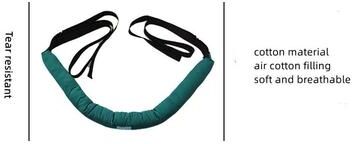StayWell Lumbar Vertebra Retractor Belt, Hanging Sling For Spine Decompression & Rehabilitation traction Belt Green
