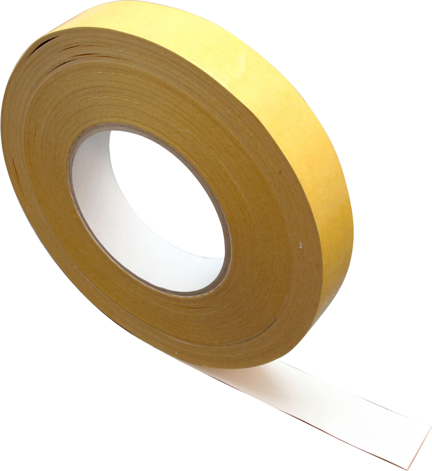 SPRINTIS 50 m Ruban adhésif en PVC double face, blanc, fort adhésif acrylique, CLM22 15 mm, PVC, papier