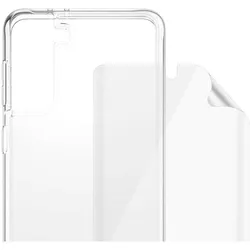 PanzerGlass 360° Protection - Glas + Hülle (Samsung Galaxy S21+), Smartphone Schutzfolie, Transparent