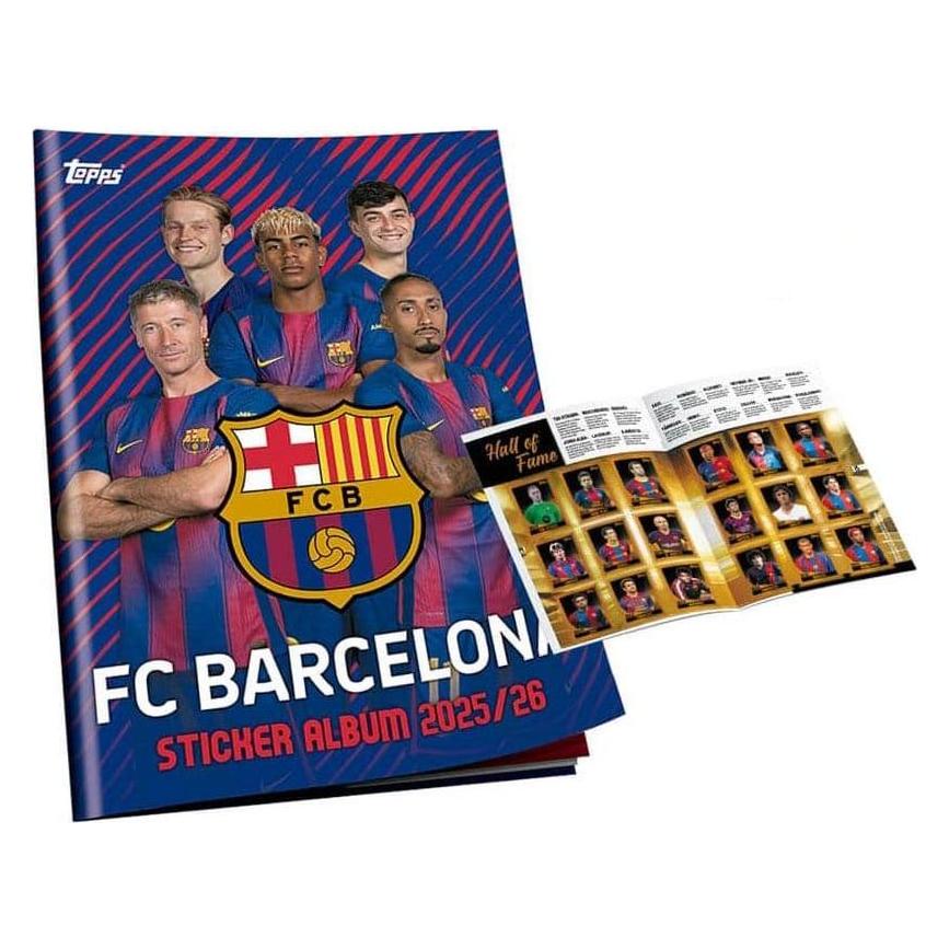 Topps FC Barcelona 2025/26 album pour stickers Set (Deutsch) (TOPP078710)