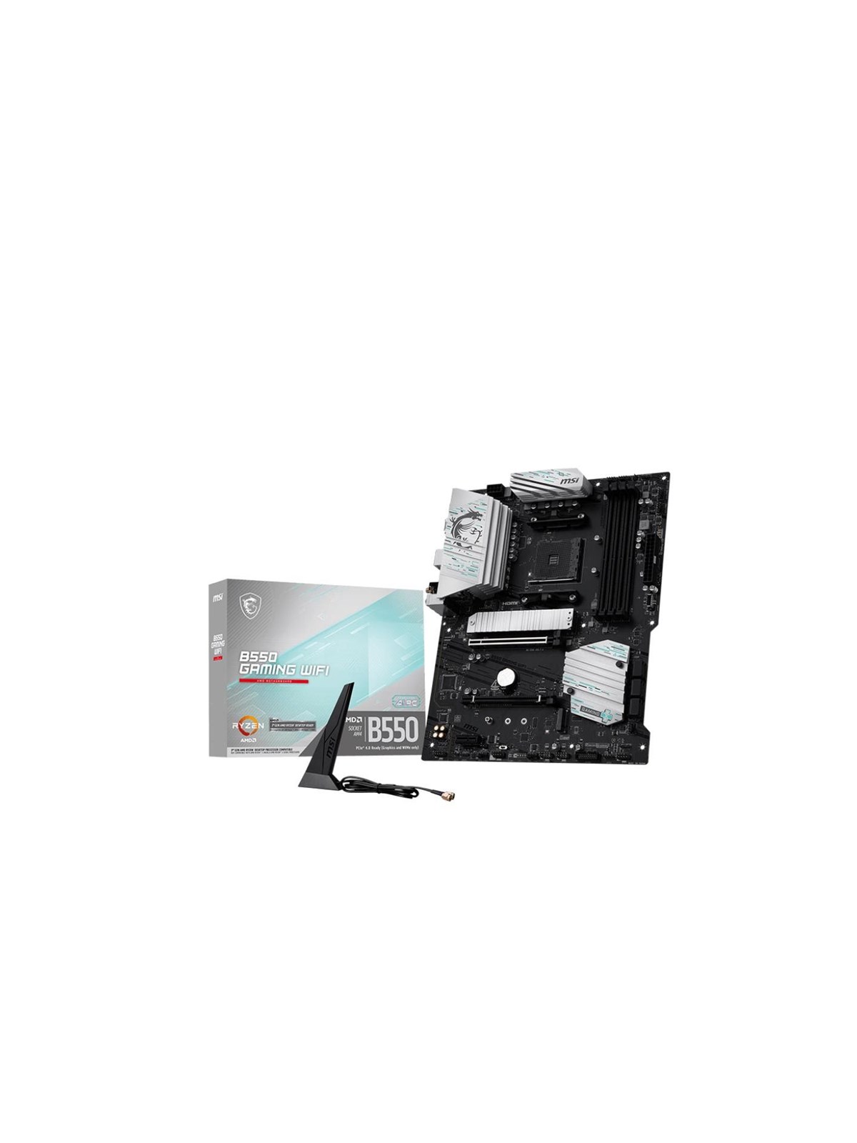 MSI B550 GAMING WIFI Mainboard - AMD B550 - AMD AM4 - DDR4 RAM - ATX