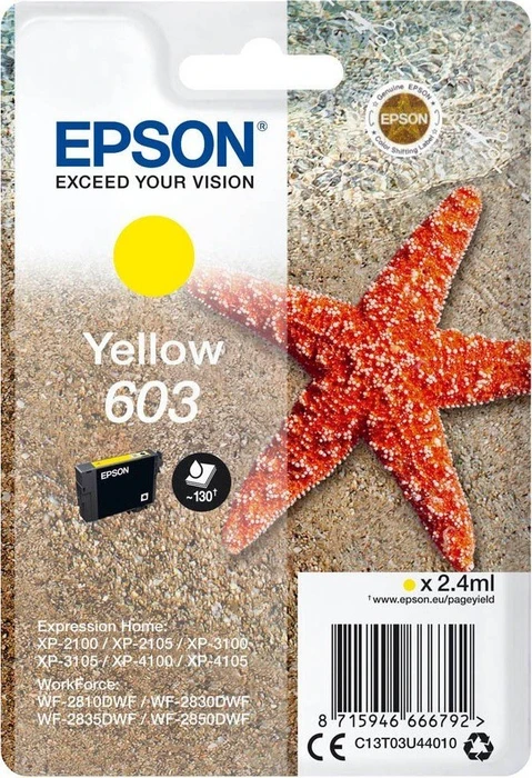Epson 603 Gelb, 2,4ml