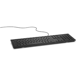 Dell KB216 USB German Black (DE, Kabelgebunden), Tastatur, Schwarz