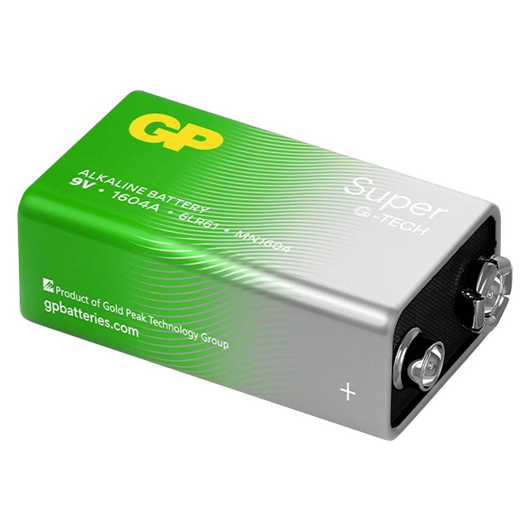 GP Batteries Super 9 V Block-Batterie 9 V 1 St. (1 Stk., 9V Block) (GPSUP1604A001B)