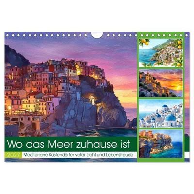 Wo das Meer zuhause ist (Wandkalender 2027 DIN A4 quer), CALVENDO Monatskalender