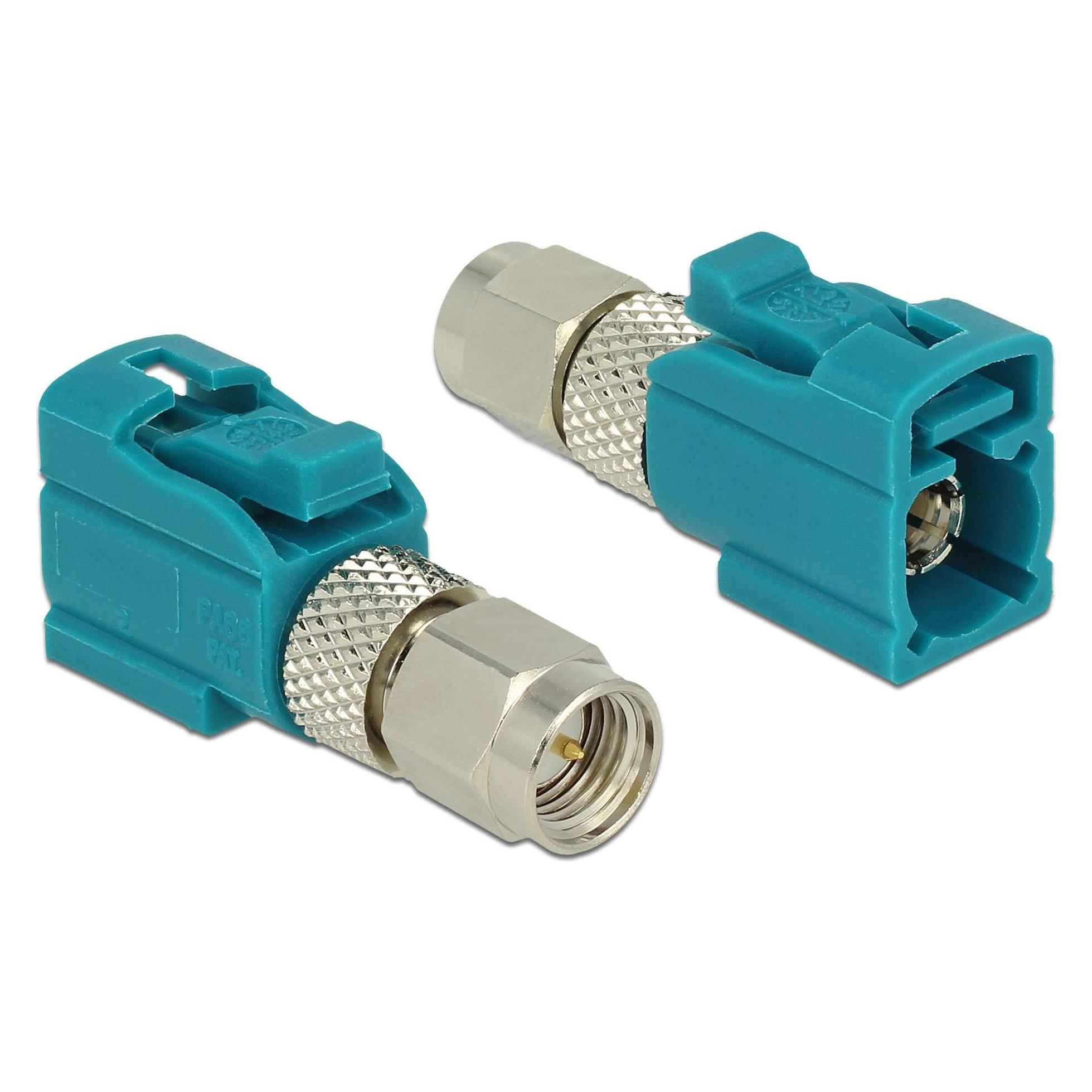 Delock Adapter FAKRA Z Buchse zu SMA Stecker (Antennenkabel) (89639)