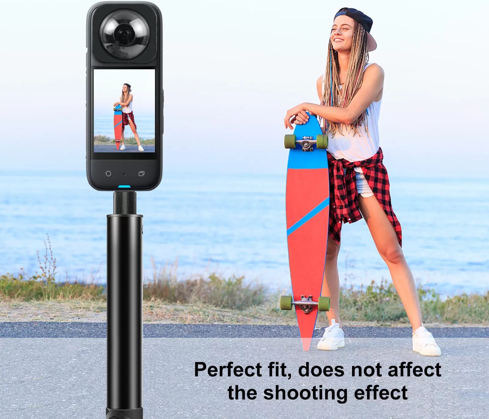 INF Objektivabdeckung für Insta360 X4 Actionkamera / Optisches Glas