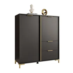 KOMMODE LARETTO 2D2S anthrazit