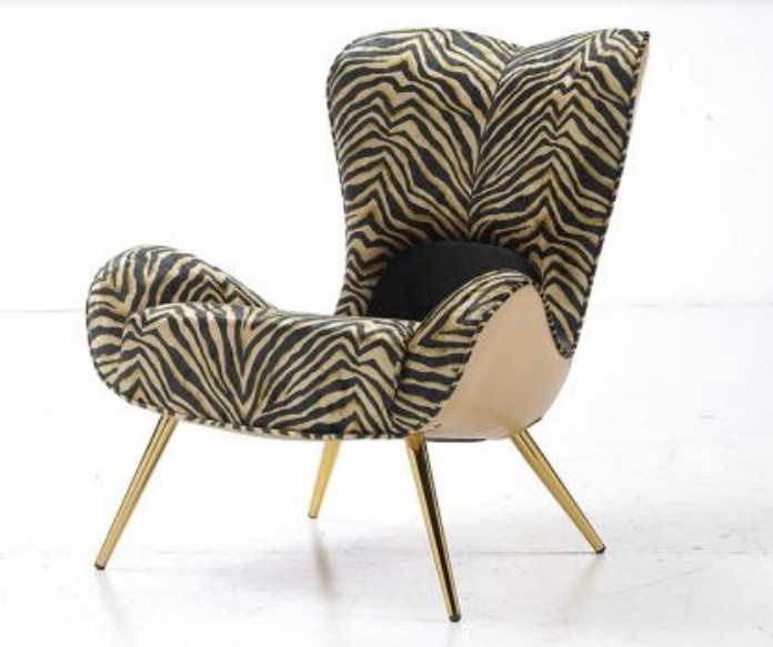 Design Lounge Club fauteuil voor volwassenen in textiel