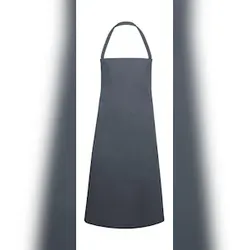 Basic Bib Apron Pinafore: One Size / Anthracite