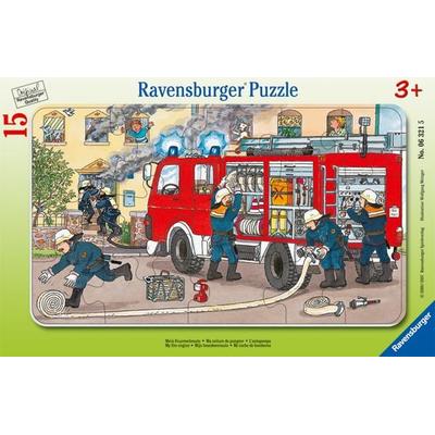 Rahmenpuzzle Ravensburger Mein Feuerwehrauto 15 Teile