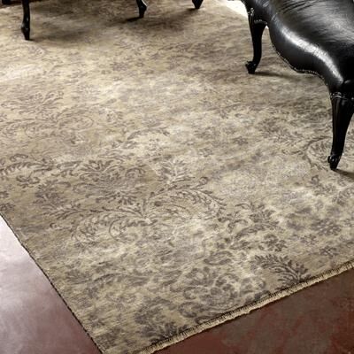 KALATY Transitional Hand-Knotted Wool Area Rug