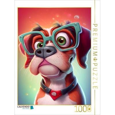 CALVENDO Puzzle Wuff der beste Freund des Menschen | 1000 Teile Lege-Größe 64x48cm Foto-Puzzle für glückliche Stunden