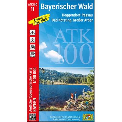 ATK100-11 Bayerischer Wald (Amtliche Topographische Karte 1:100000), Sonstige von , Landesamt für Digitalisierung, Breitband und Vermessung, Bayern,