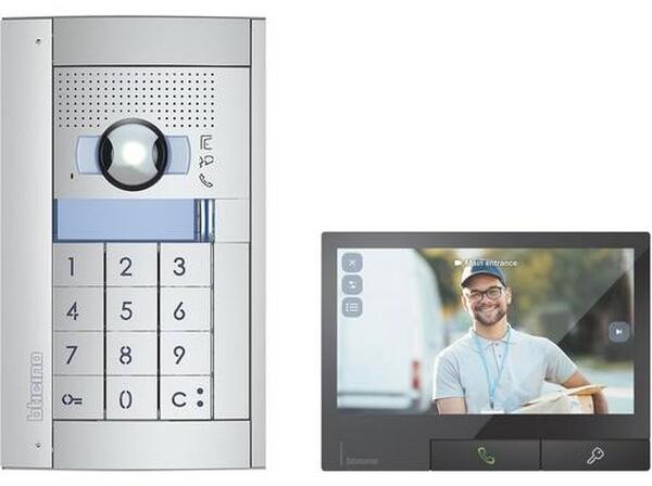 Bticino VIDEOS. TÜRST+CODEL+CLASSE300X (CODE + C300X DARK)