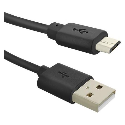 Qoltec Kabel USB A męski | micro USB B męski | 5P | 0.25m (0.25 m, USB 2.0) (50497)