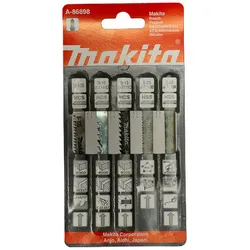 Makita Stichsägeblätter 5tlg. Holz und Metall A-86898  B-105 B-16 B-13 B-23 B-22
