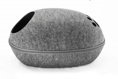 Inspire Picks Cozy Breathable Pet House Bed For Cats & Small Dogs dark Gray