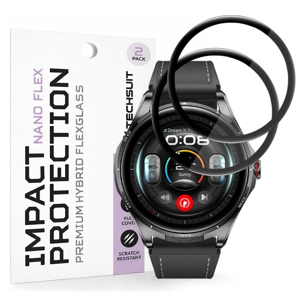 Techsuit - Nano Flex (2 pack) - Huawei Watch Buds 2 - Black (70188433)
