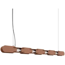 TH.1042 Pendelleuchte CHAIN 158 mocca LED 4000K