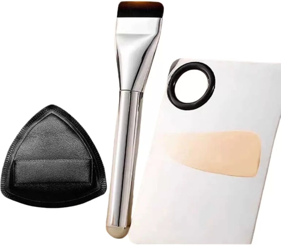 INF 3-teiliges Make-up Paletten-Set mit Pinsel und Schwamm