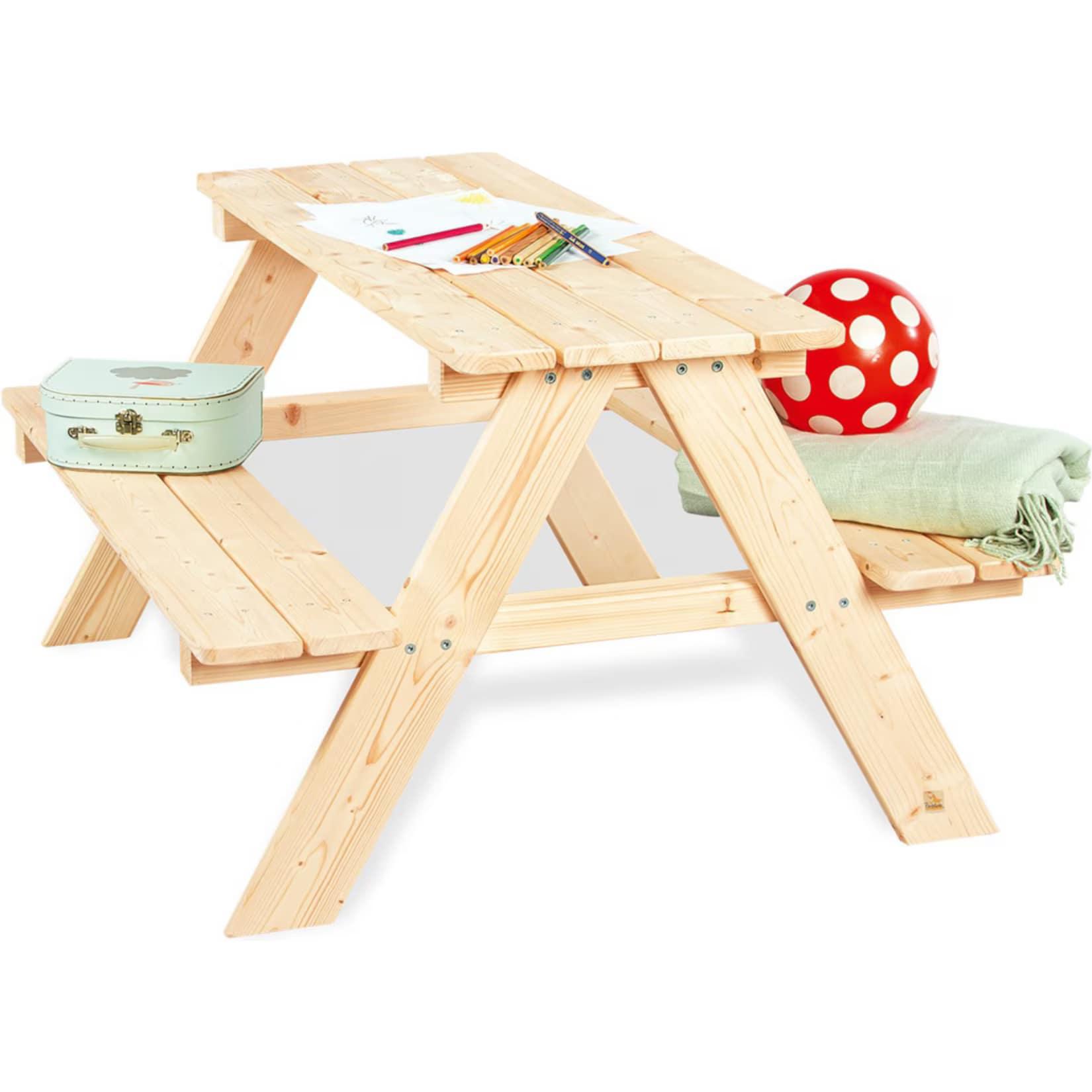 Pinolino Kindersitzgarnitur 'Nicki für 4', (Natur)