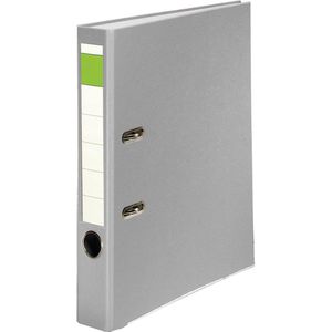 Grüner-Balken Ordner PP, A4, 5cm, Kunststoffordner, grau
