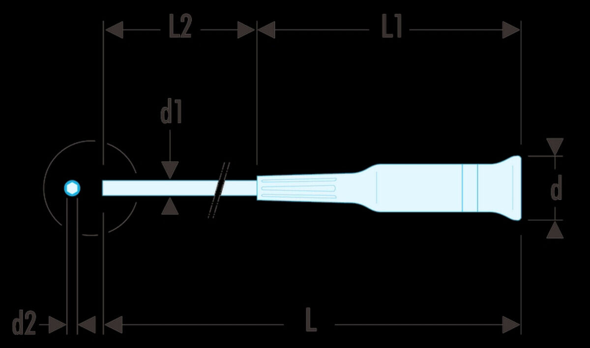 Facom Bithalter Antrieb Innensechskant 4 mm (AEM.M)