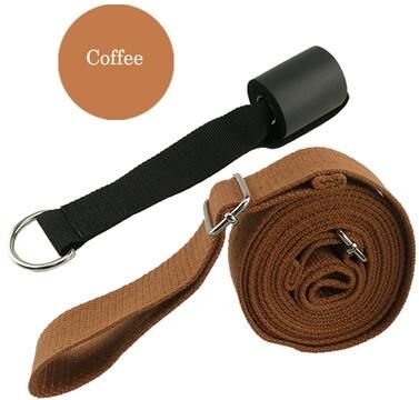 Smart Shopping Spot FlexPro Leg Stretcher Strap For Ballet, Yoga & Dance Flexibility Training coffee