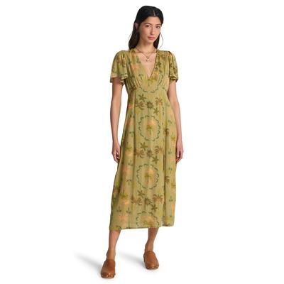 Sommerkleid BILLABONG "Jet Set", Damen, Gr. XS, grün (cedar grün), Obermaterial:100% Viskose., Kleider Sommerkleid