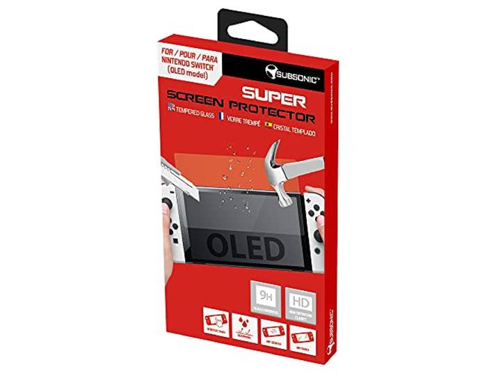Subsonic - Screen Protector van gehard glas voor Nintendo Switch OLED - Ultra resistent gehard glas - Super Screen Protector
