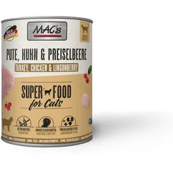 MAC's Pute, Huhn & Preiselbeer Katzennassfutter Pute, Huhn & Preiselbeer Katzennassfutter 12x 800 Gramm