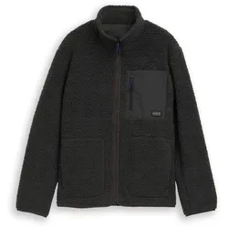 Tom Tailor Teddyjacke mit Stehkragen - Herren - Gr. M - grau
