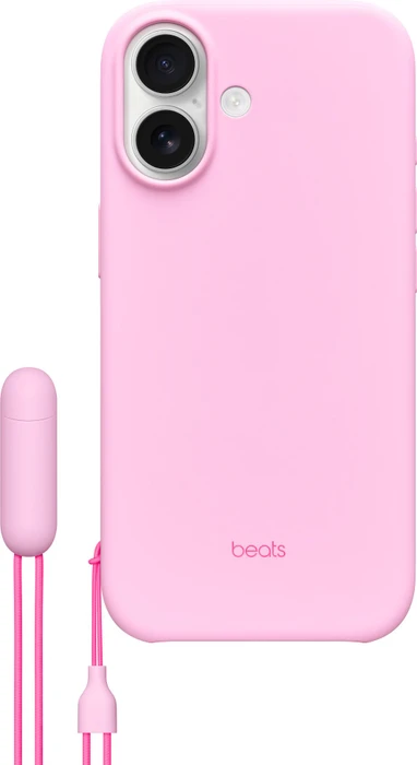 Beats iPhone Hülle mit Ständer für iPhone 17 mit MagSafe und Kamera Controller Pebble Pink