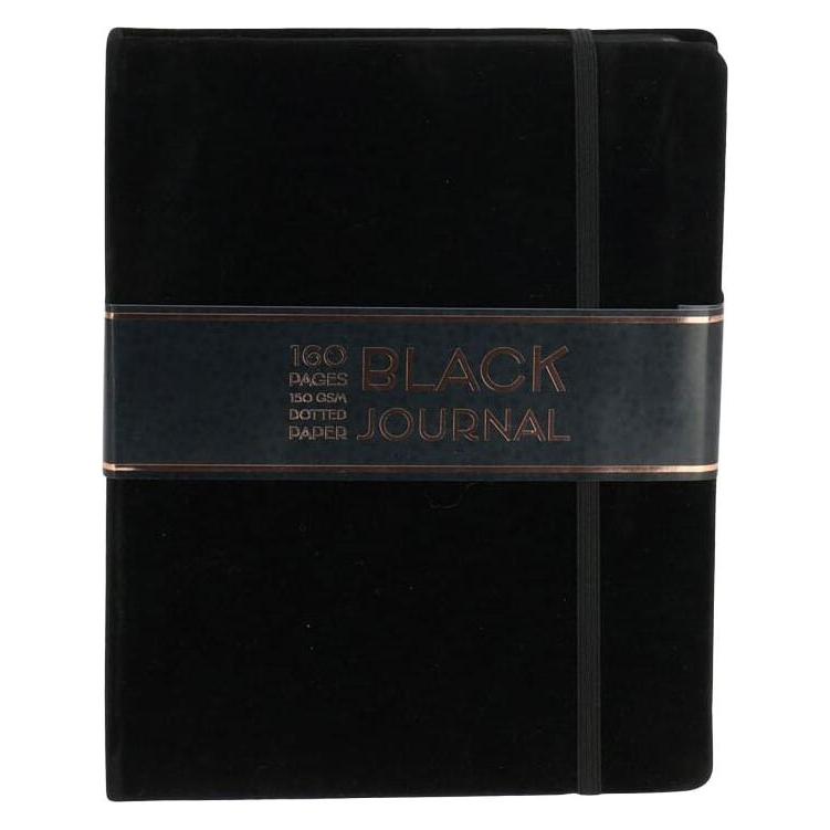 Bullet Journal Schwarz, 17x22cm (17 x 22 cm) (47884008)