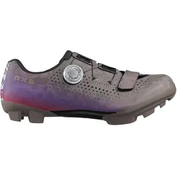 Shimano, Damen, Veloschuhe, Women Gravel SH-RX6 Schuh SPD stone gray (40), Grau, Violett