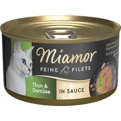 Miamor Feine Filets In Sauce Thunfisch&Gemüse 48x85g Sparpaket