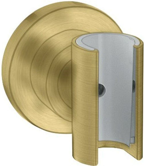 Hansgrohe Brausehalter Axor Citterio feste Halteposition, rund, brushed brass (39525950)