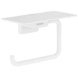 Hansgrohe Toilettenpapierhalter AddStoris Matt Weiß Metall 41772700