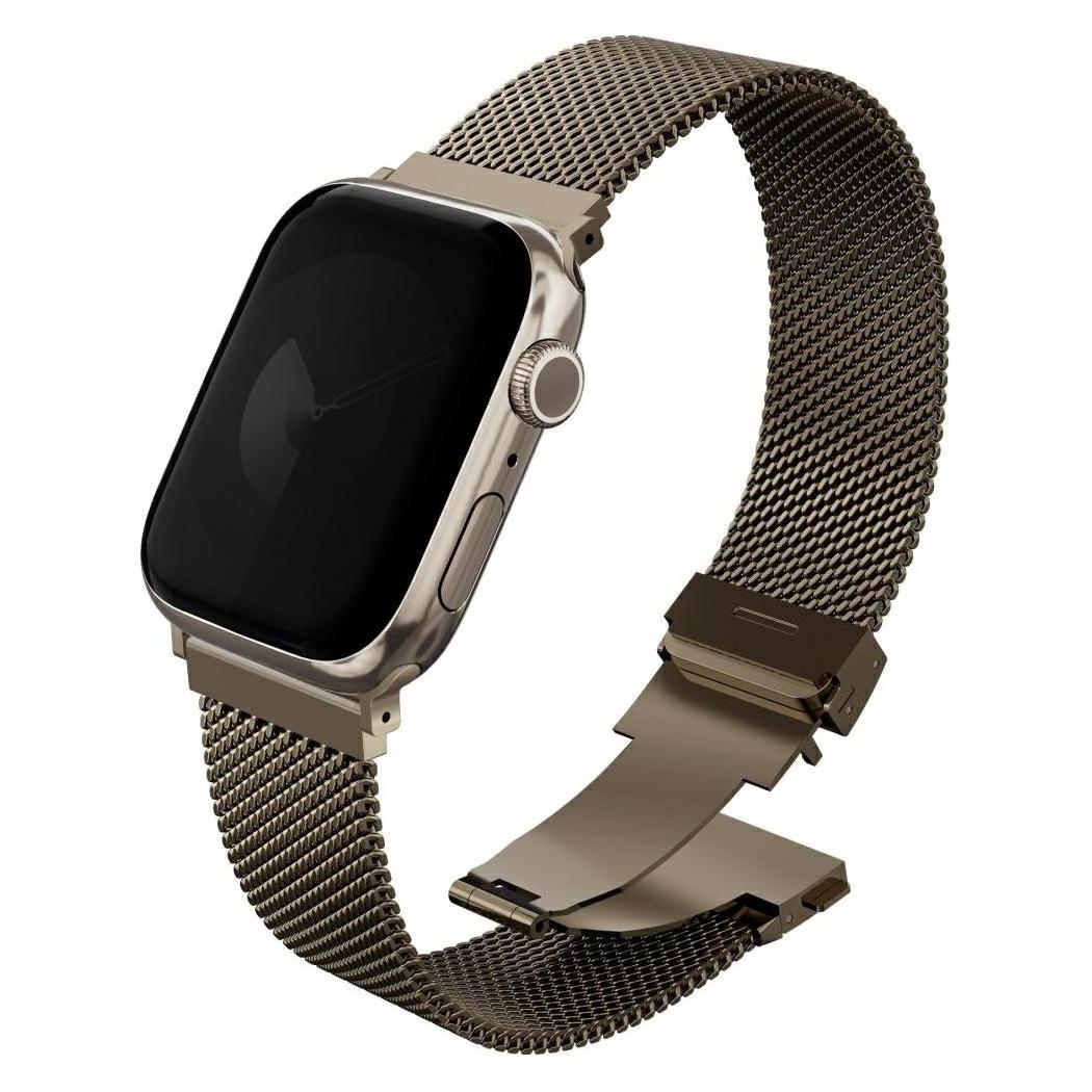 Uniq Strap Dante Pro for Apple Watch 42/41/40mm Stainless Steel gold (304 Edelstahl, Edelstahl, Stainless Steel) (8886463692233)