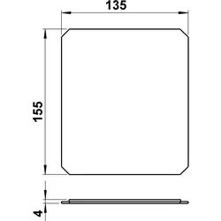Albert Leuchten Ersatzglas G 382 90220382